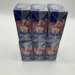 Lot of (6) One Piece TCG The Azure Sea's Seven Double Pack SET 9 - Image 4