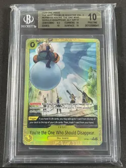 2025 One Piece PRB02 OP06 115 You're The One Alt Art R BGS 10 - Image 1