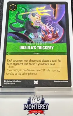 Ursula's Trickery NM-MINT Disney Lorcana TCG non holo 96/204 EN4 - Image 1