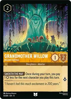 DISNEY LORCANA TCG Winterspell - Grandmother Willow - Ancient Advisor - 13/204 - Image 1