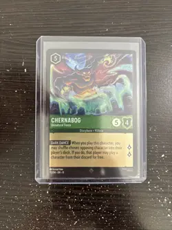 Disney Lorcana Winterspell Chernabog - Unnatural Force 77/204 NM Cold Foil - Image 1