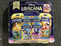 Disney Lorcana Bundle Into The Inklands w/ Bonus Card FREE SHIP - Image 1