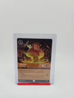 Disney Lorcana Whispers in the Well - Gaston Frightful Bully 206/204 -Foil - Image 1