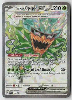 Teal Mask Ogerpon ex - 166 - SV: Scarlet & Violet Promo Cards Holo - PTCG - Image 1