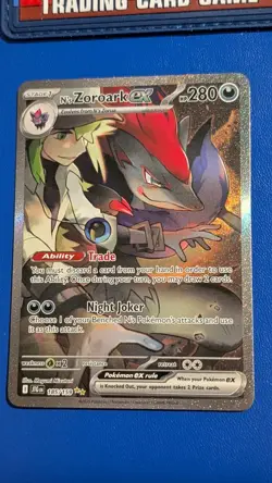 N's Zoroark ex 185/159 - Journey Together SIR - Pokemon Card TCG - Never Played - Image 1