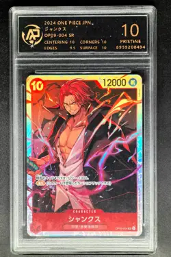 2024 ONE PIECE JPN. cards Shanks OP09-004 SR RPA 10 (SAME AS PSA 10) - Image 1