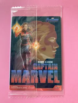 CAPTAIN MARVEL Marvel Avengers END GAME Wafer Card BANDAI F/S NEW - Image 4