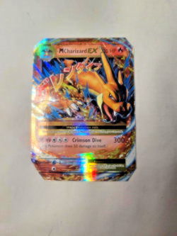 2016 Pokemon Card (M) MEGA Charizard EX Rare Holo (13/108) Damaged - Image 2