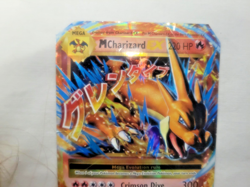 2016 Pokemon Card (M) MEGA Charizard EX Rare Holo (13/108) Damaged - Image 5