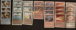 Magic the Gathering Revised - 23 Card Mixed Lot – MTG Sol Ring Birds Shivan More - Image 1