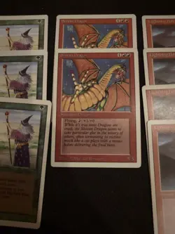 Magic the Gathering Revised - 23 Card Mixed Lot – MTG Sol Ring Birds Shivan More - Image 5