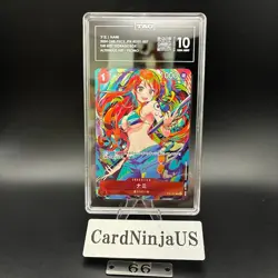 TAG GEM MINT 10 Nami C ST01-007 PROMO THE BEST Storage Box Set One Piece Card 66 - Image 1