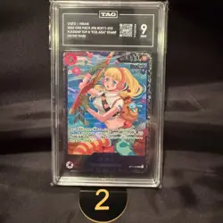 TAG MINT 9 Hibari OP11-010 SR Flagship Battle Prize - ONE PIECE Card Game JPN 2 - Image 1