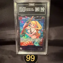 TAG GEM MINT 10 Hibari OP11-010 SR Flagship Battle Prize - ONE PIECE Card Gam 99 - Image 1
