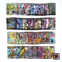 Pokemon Card Bulk Lot 100 V ex VMAX VSTAR NM-LP No Dupes Japanese US Stock 649 - Image 1