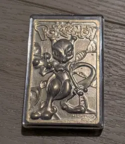 Mewtwo | Pokemon 23k Gold Plated Trading Card | Burger King Promo 1999 Nintendo - Image 1