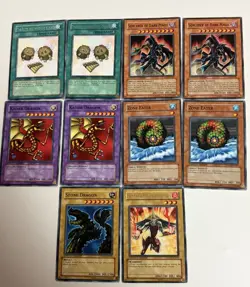 10 Limited Edition Yugioh Cards. Vintage Excellent Condition. - Image 1