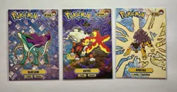 Pokemon 2024 Card Tops Pokedex Database Set Suicune, Entei, Raikou Lot - Image 1