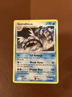Pokemon TCG Trading Card Gyarados 19/100 Stormfront Rare Holo 2008 - Image 1