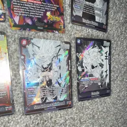 Bandai Dragon Ball Super Card Game Foil Lot 12 Cards SSB Vegito Gohan Trunks - Image 3