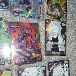 Bandai Dragon Ball Super Card Game Foil Lot 12 Cards SSB Vegito Gohan Trunks - Image 4