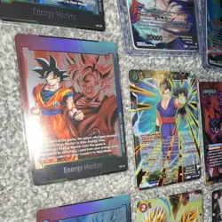 Bandai Dragon Ball Super Card Game Foil Lot 12 Cards SSB Vegito Gohan Trunks - Image 5