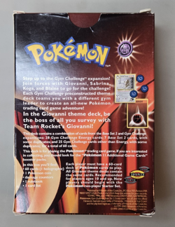 Vintage 1999 Pokemon Gym Challenge Theme Deck - Giovanni -NO CARDS READ - Image 2