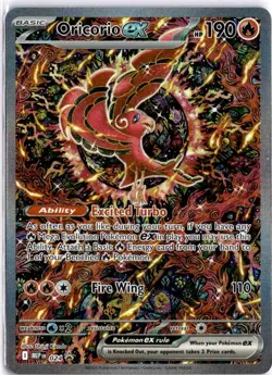 Oricorio EX Full Art Promo Holo Phantasmal Flames 024 Pokemon Card NM - Image 1