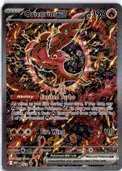 Oricorio EX Full Art Promo Holo Phantasmal Flames 024 Pokemon Card NM - Image 1