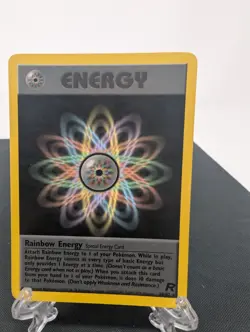 Pokemon Card Rainbow Energy 80/82 Non Holo Rare Team Rocket LP - Image 1