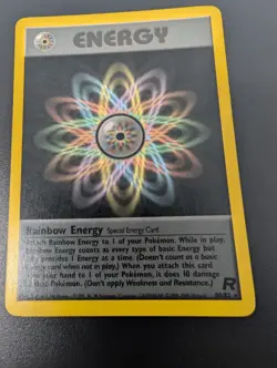 Pokemon Card Rainbow Energy 80/82 Non Holo Rare Team Rocket LP - Image 4