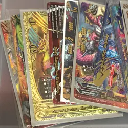 Future Card Buddyfight Bulk Lot Many foils rare cards lp-damaged see pics! - Image 2