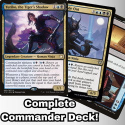 MTG Commander EDH Deck Yuriko, the Tiger's Shadow 100 Cards Custom Deck Ninjas - Image 1