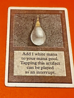 Mox Pearl MTG Magic the Gathering x1 Unlimited Edition Lightly Played LP English - Image 1