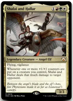 MTG Shalai and Hallar M Commander: March of the Machine 10 LP - Image 1