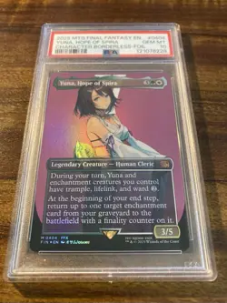 MTG✨YUNA, HOPE OF SPIRA Borderless FOIL✨FIN Final Fantasy PSA 10 MYTHIC Creature - Image 5