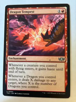 MTG Dragon Tempest Commander: Tarkir: Dragonstorm Regular NM - Image 1