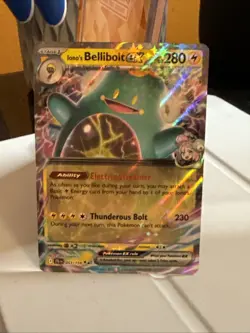 Pokemon TCG Iono's Bellibolt ex 053/159 Journey Together Double Rare English NM - Image 1