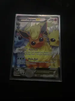 Pokemon Flareon EX RC28/RC32 Generations Ultra Rare Full Art Holo 170 HP - Image 2