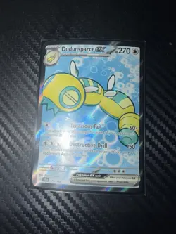 Pokemon Dudunsparce ex 178/159 Sv09: Journey Together Full Art Ultra Rare Holo - Image 1