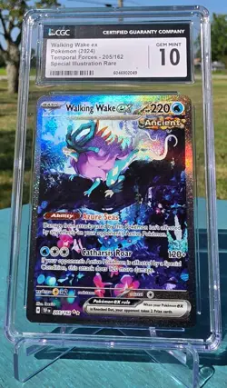 2024 CGC 10 Walking Wake ex Temporal Forces 205/162 SPECIAL RARE Pokemon Card!!! - Image 3