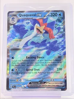 QUAQUAVAL EX 2023 POKEMON S&V PALDEA EVOLVED DOUBLE RARE 052/193 Q1652 - Image 1