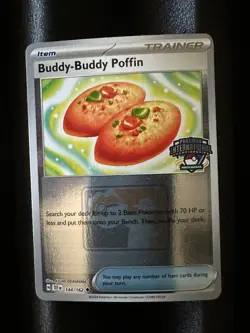 Buddy Buddy Poffin (144/162) - North America NAIC - Temporal Forces Pokemon TCG - Image 1