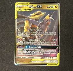 Pokemon TCG Garchomp and Giratina GX 146/236 Unified Minds Tag Team - Image 1