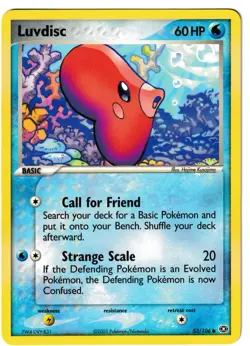 Luvdisc - 53/106 - Emerald - Pokemon TCG - Image 1