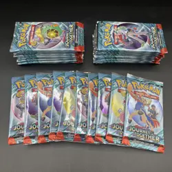 Lot of 60 Pokemon English TCG Journey Together Booster Packs - New/Sealed/Loose - Image 1