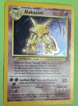 Pokemon Base Set 2 Alakazam Holo Rare #11/130 English 2000 NEAR MINT NO PLAY - Image 2