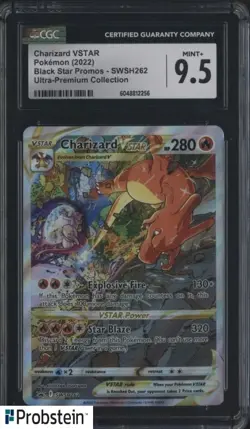 Charizard VSTAR 2022 Pokemon BSP Premium Collection UPC SWSH262 CGC 9.5 - Image 1