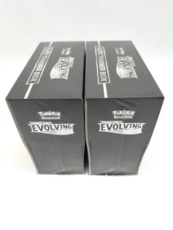 Lot of (2) Pokemon TCG SWSH Evolving Skies Elite Trainer Boxes ETB Sealed - Image 5