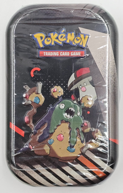 Pokemon Scarlet and Violet B&W Mini Tin Garbodor & Amoonguss H Q0004 - Image 1